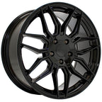 OE Wheels CV03D 19x8.5 5x120 51et Gloss Black Wheel - View 3