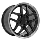 OE Wheels CV04 17x9.5 5x120.65 54et Gloss Black Machined Lip Wheel - View 3