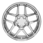 OE Wheels CV04 17x9.5 5x120.65 54et Chrome Wheel - View 2