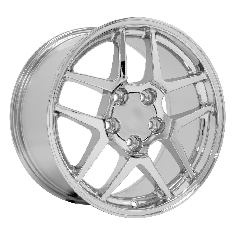 OE Wheels CV04 17x9.5 5x120.65 54et Chrome Wheel - View 3