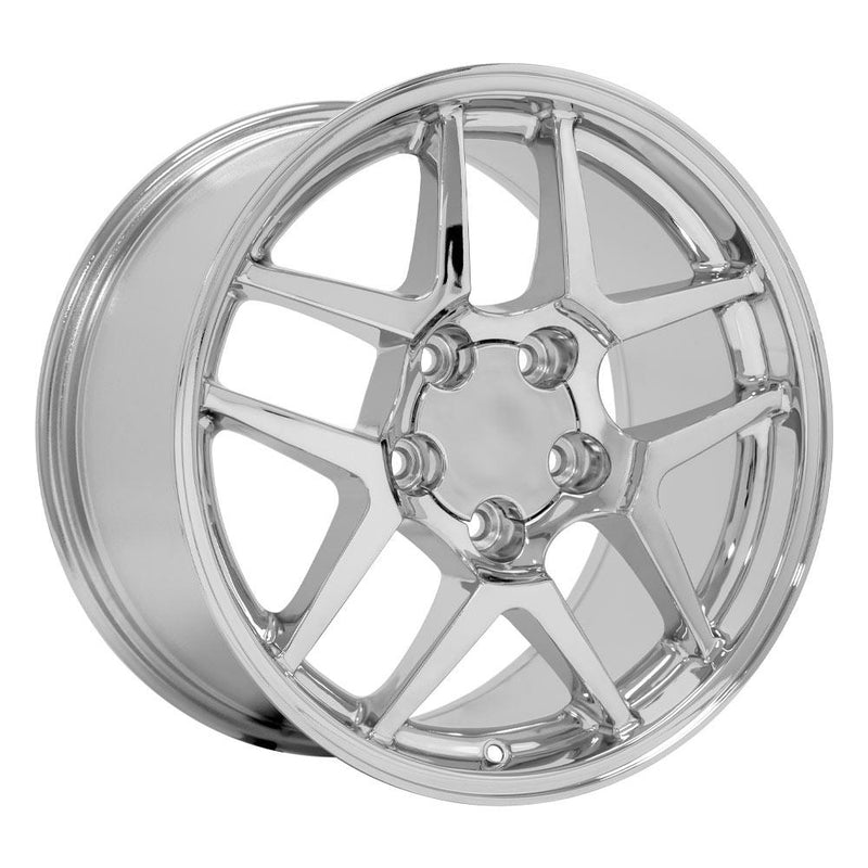 OE Wheels CV04 17x9.5 5x120.65 54et Chrome Wheel - View 3