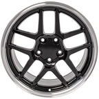 OE Wheels CV04 18x10.5 5x120.65 56et Gloss Black Machined Lip Wheel - View 2