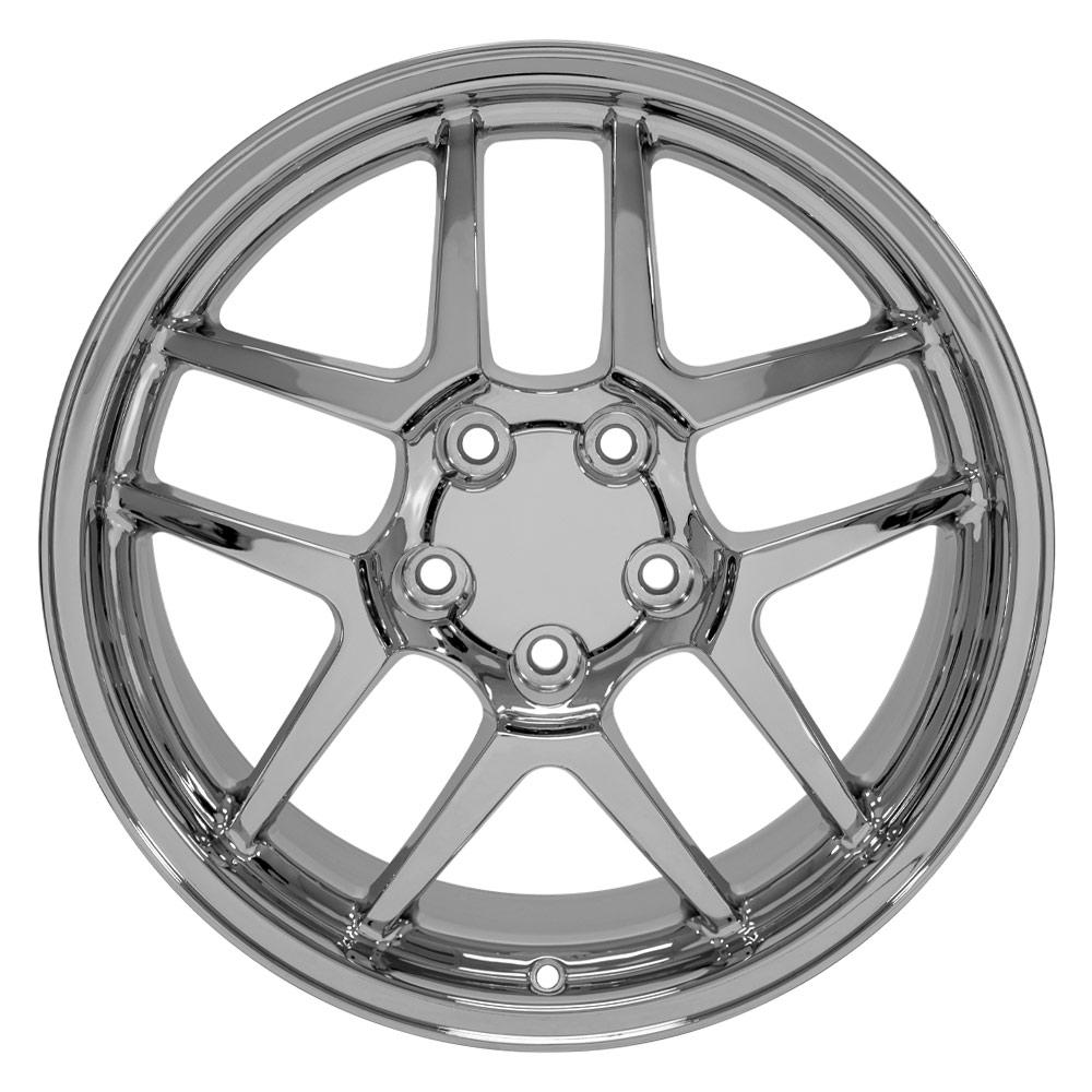 OE Wheels CV04 18x10.5 5x120.65 56et Chrome Wheel - View 2