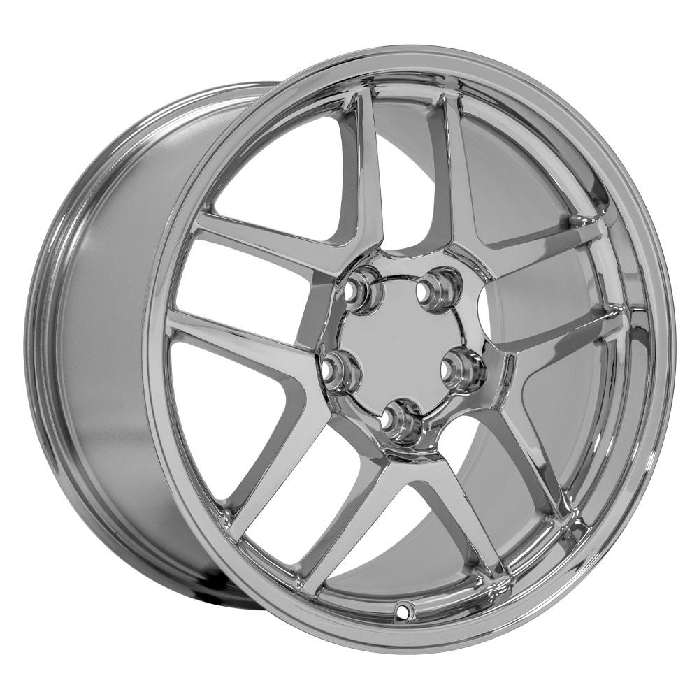 OE Wheels CV04 18x10.5 5x120.65 56et Chrome Wheel - View 3