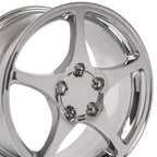 OE Wheels CV05 17x8.5 5x120.65 58et Chrome Wheel