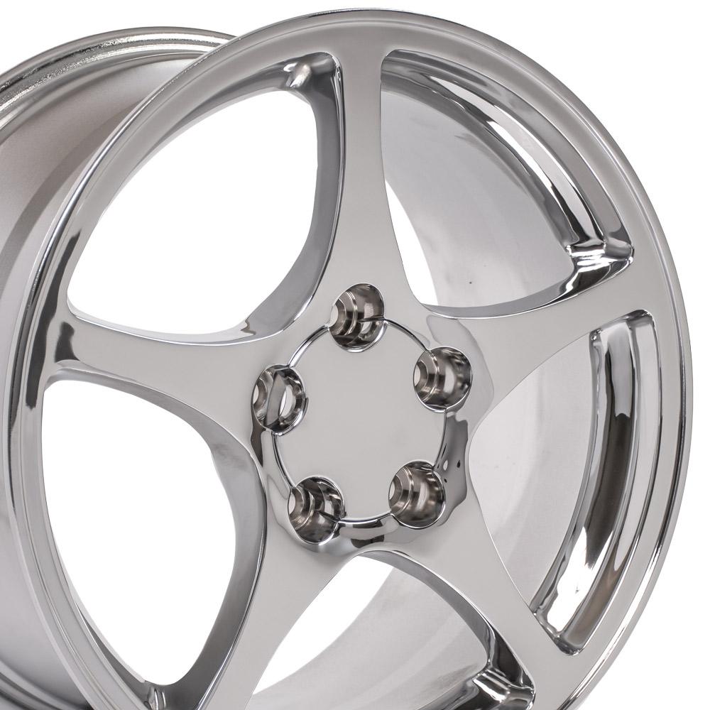 OE Wheels CV05 17x8.5 5x120.65 58et Chrome Wheel