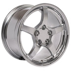 OE Wheels CV05 17x9.5 5x120.65 54et Chrome Wheel - View 3