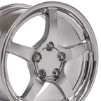 OE Wheels CV05 17x9.5 5x120.65 54et Chrome Wheel