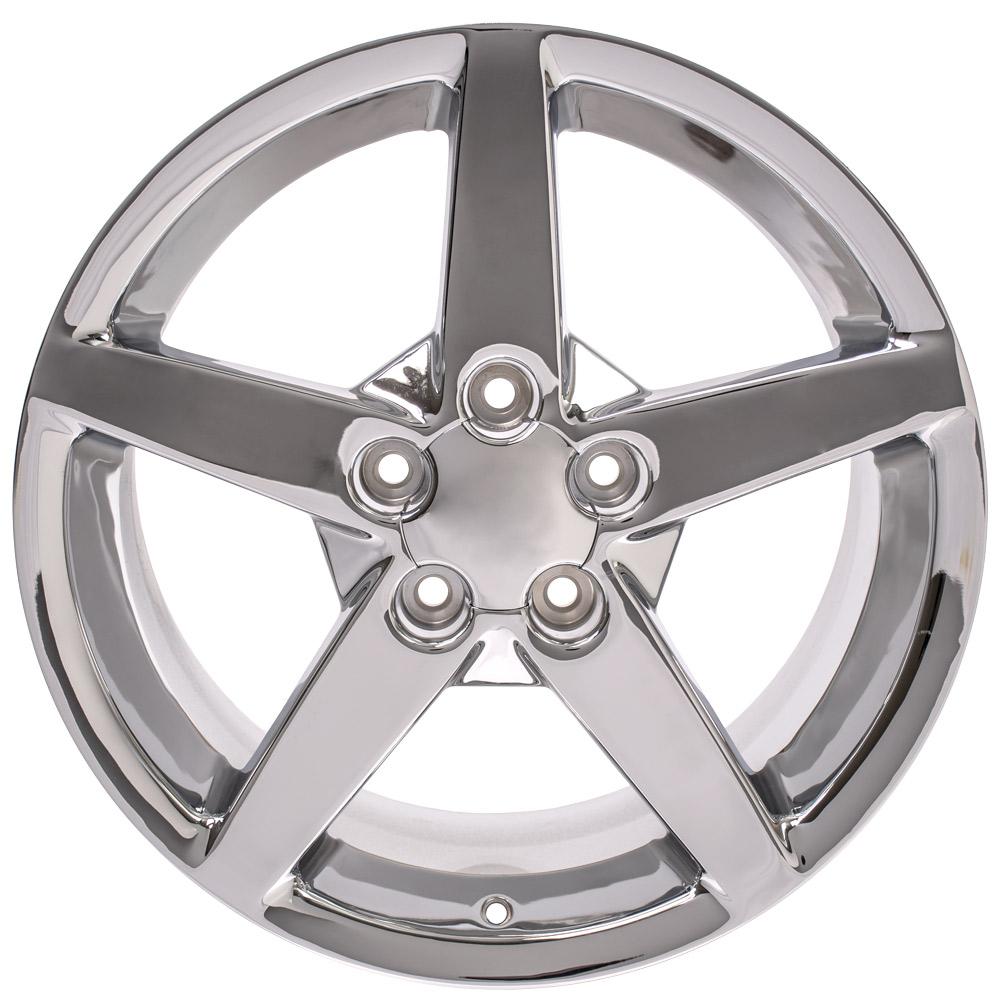 OE Wheels CV06A 18x9.5 5x120.65 58et Chrome Wheel - View 2