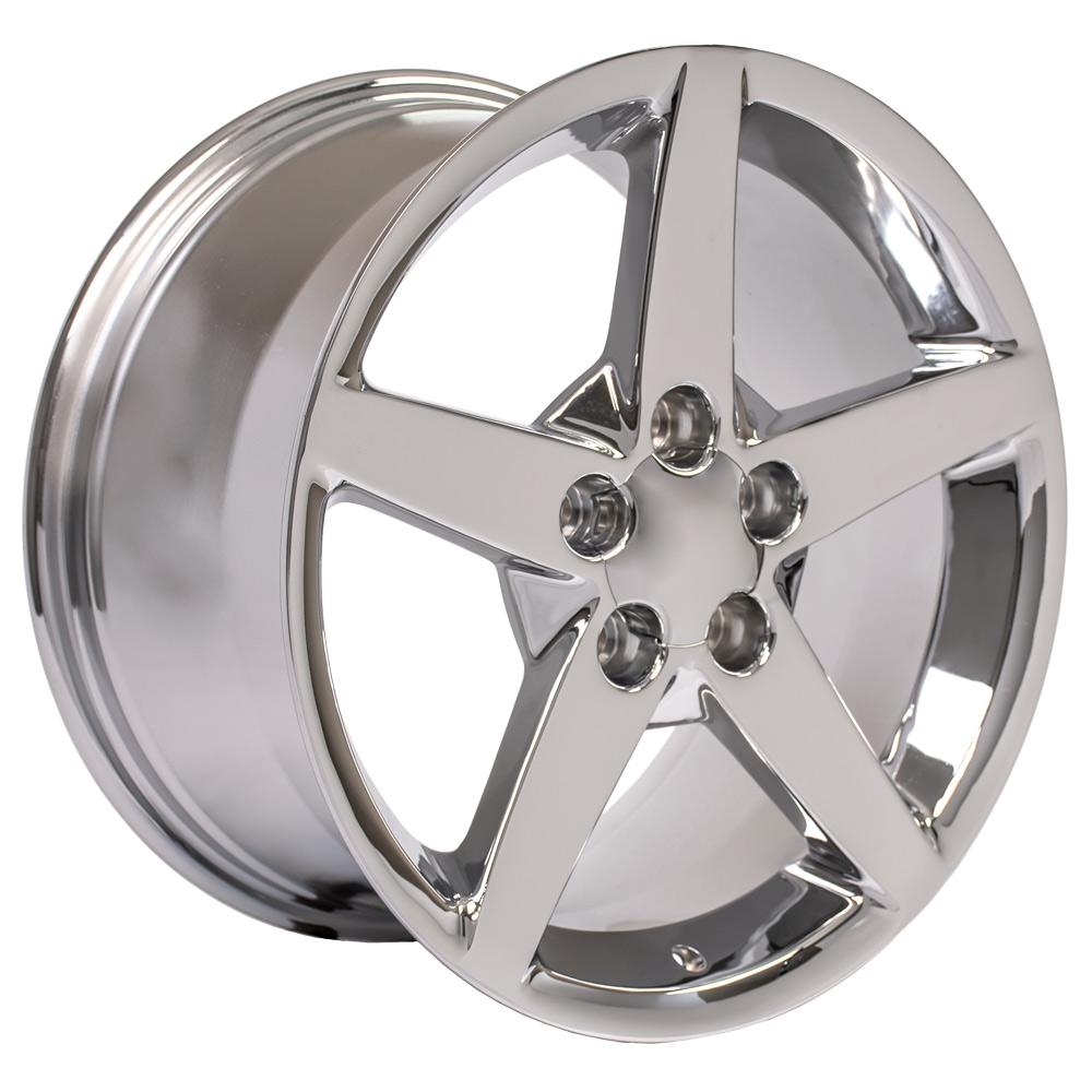 OE Wheels CV06A 18x9.5 5x120.65 58et Chrome Wheel - View 3
