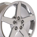 OE Wheels CV06A 18x9.5 5x120.65 58et Chrome Wheel