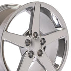 OE Wheels CV06A 18x9.5 5x120.65 58et Chrome Wheel