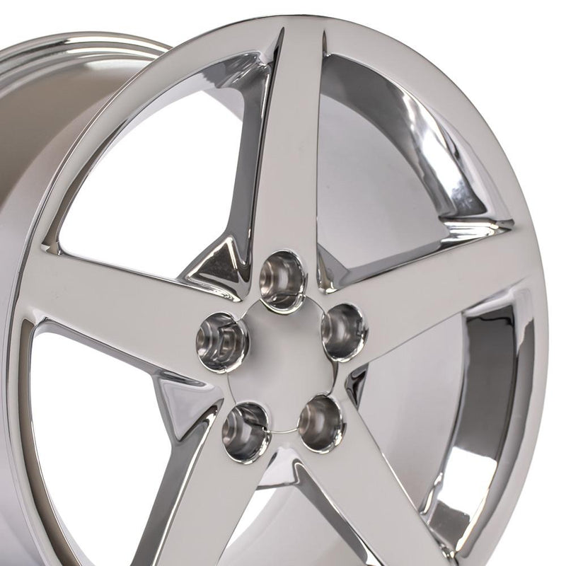 OE Wheels CV06A 18x9.5 5x120.65 58et Chrome Wheel