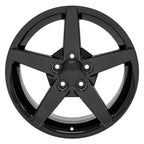 OE Wheels CV06A 18x9.5 5x120.65 58et Gloss Black Wheel - View 2