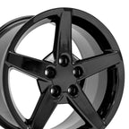 OE Wheels CV06A 18x9.5 5x120.65 58et Gloss Black Wheel