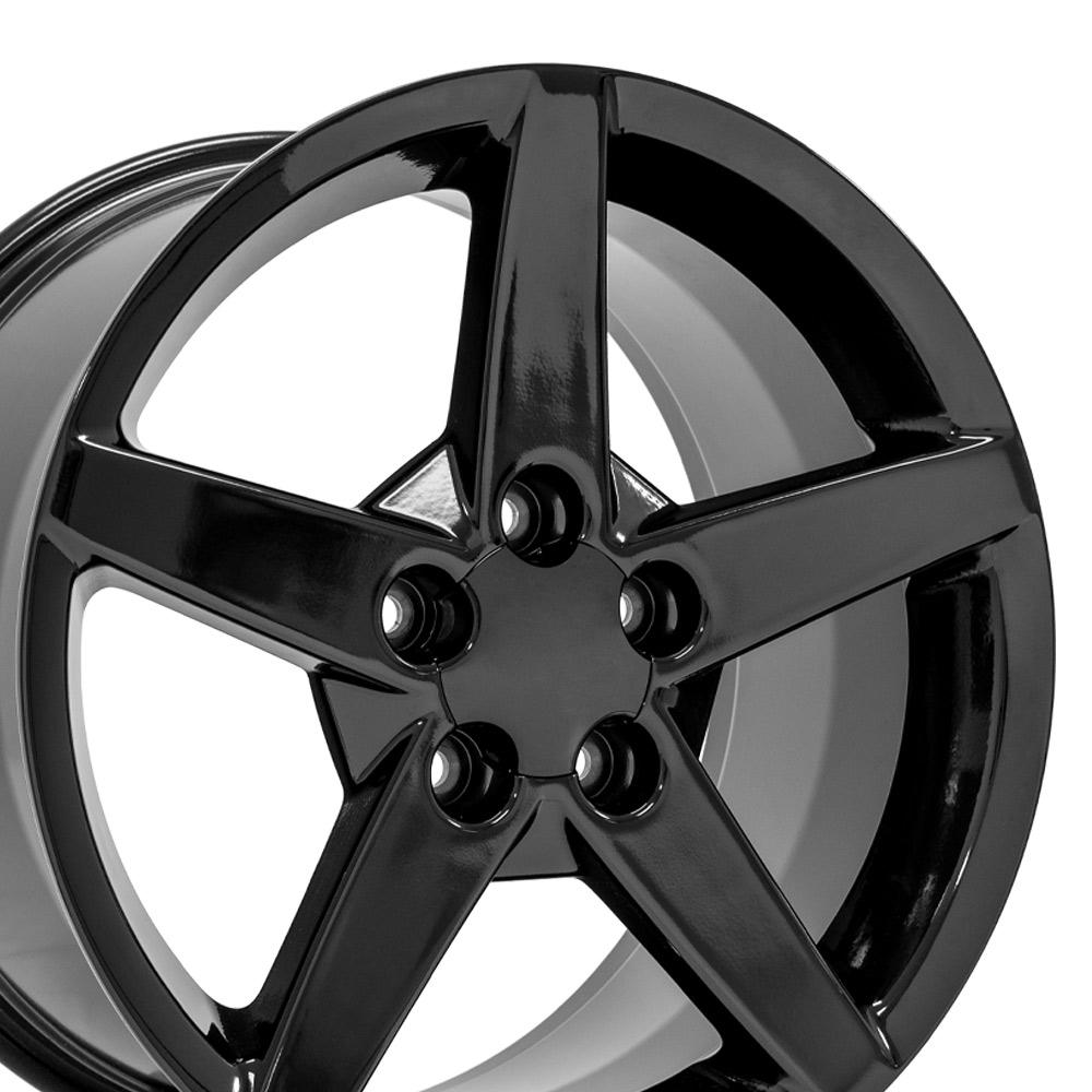 OE Wheels CV06A 18x9.5 5x120.65 58et Gloss Black Wheel