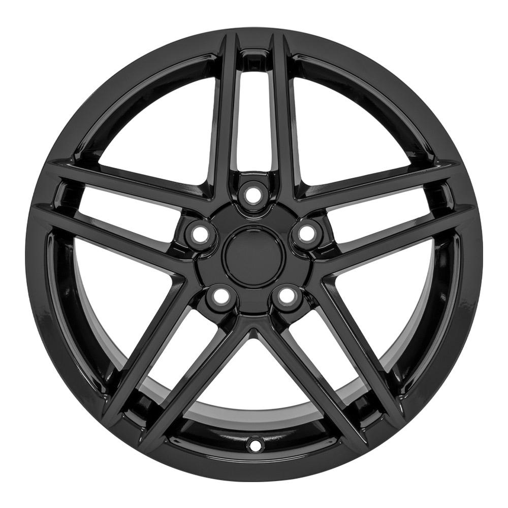OE Wheels CV07A 17x9.5 5x120.65 54et Gloss Black Wheel - View 2