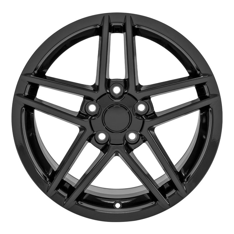 OE Wheels CV07A 17x9.5 5x120.65 54et Gloss Black Wheel - View 2