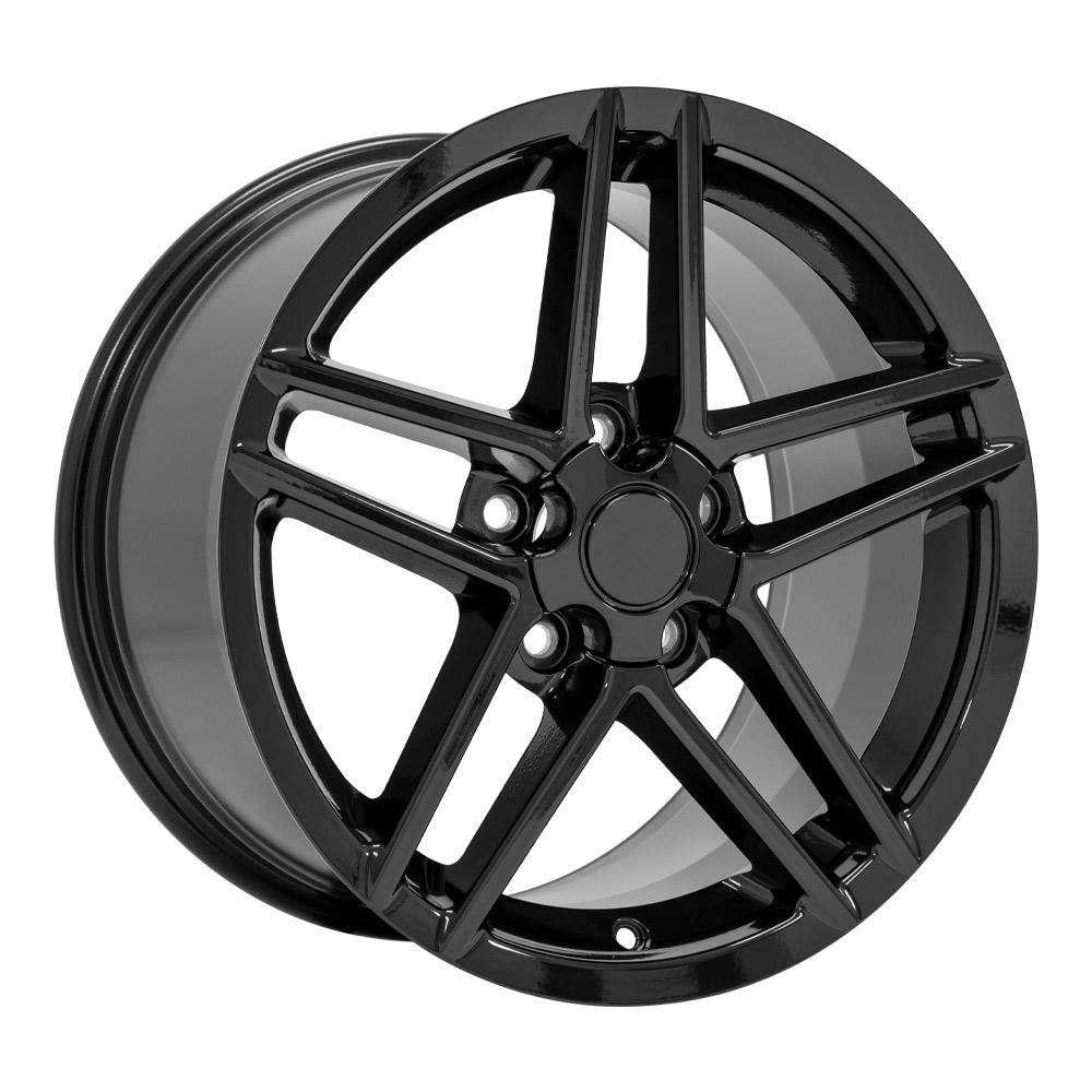 OE Wheels CV07A 17x9.5 5x120.65 54et Gloss Black Wheel - View 3