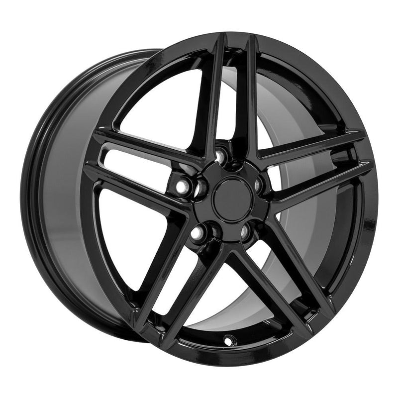 OE Wheels CV07A 17x9.5 5x120.65 54et Gloss Black Wheel - View 3