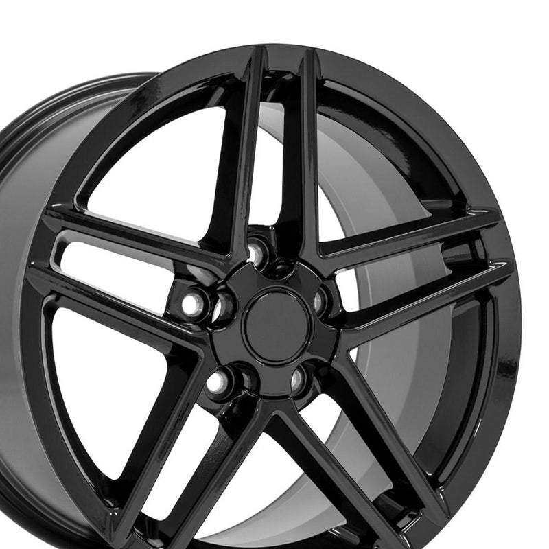 OE Wheels CV07A 17x9.5 5x120.65 54et Gloss Black Wheel