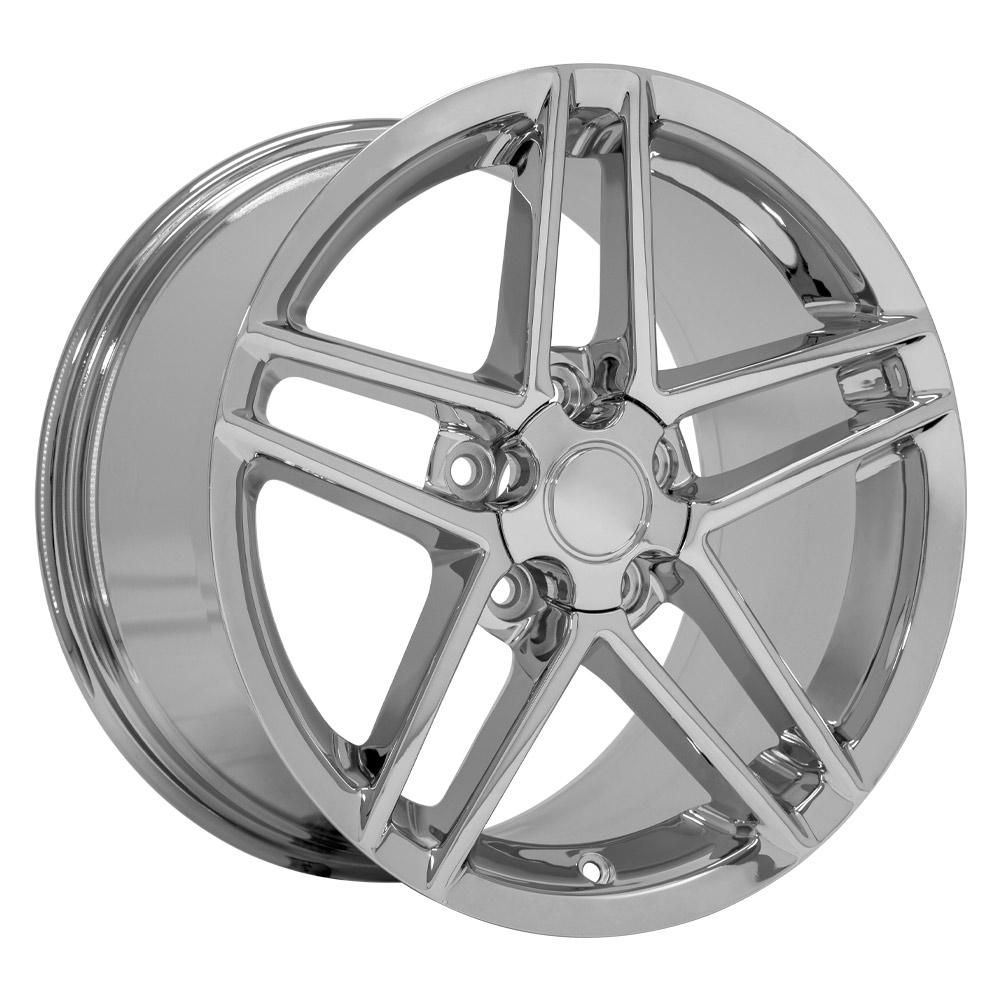 OE Wheels CV07A 17x9.5 5x120.65 54et Chrome Wheel - View 3