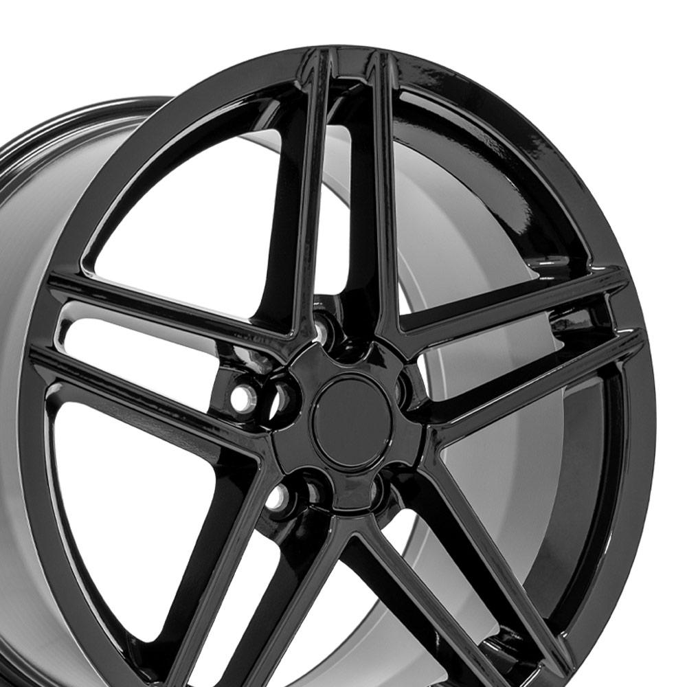 OE Wheels CV07A 18x9.5 5x120.65 56et Gloss Black Wheel