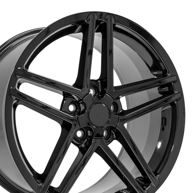 OE Wheels CV07B 19x10 5x120.65 65et Gloss Black Wheel