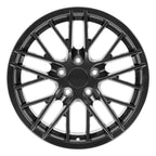 OE Wheels CV08A 17x9.5 5x120.65 54et Satin Black Wheel - View 2