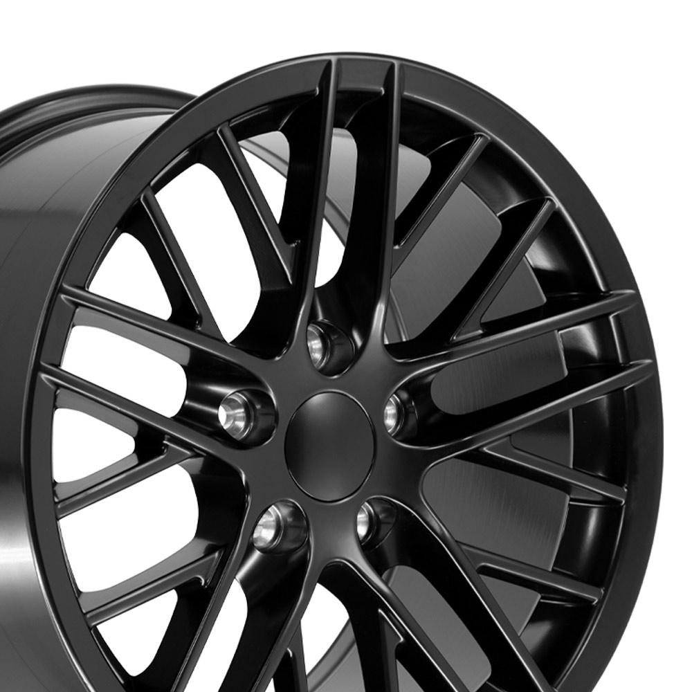 OE Wheels CV08A 17x9.5 5x120.65 54et Satin Black Wheel