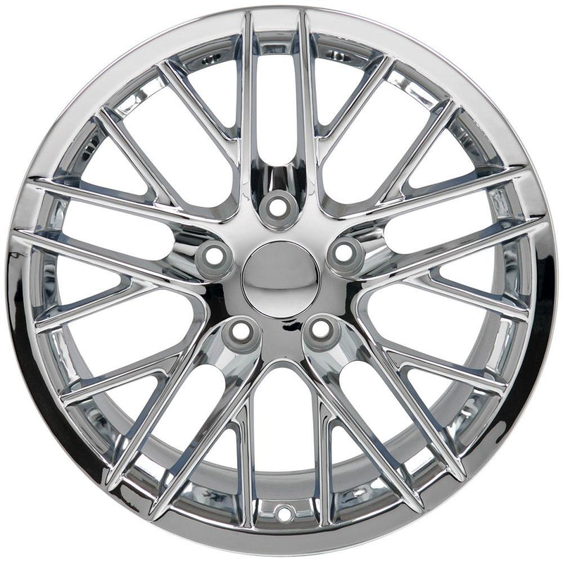 OE Wheels CV08A 17x9.5 5x120.65 54et Chrome Wheel - View 2