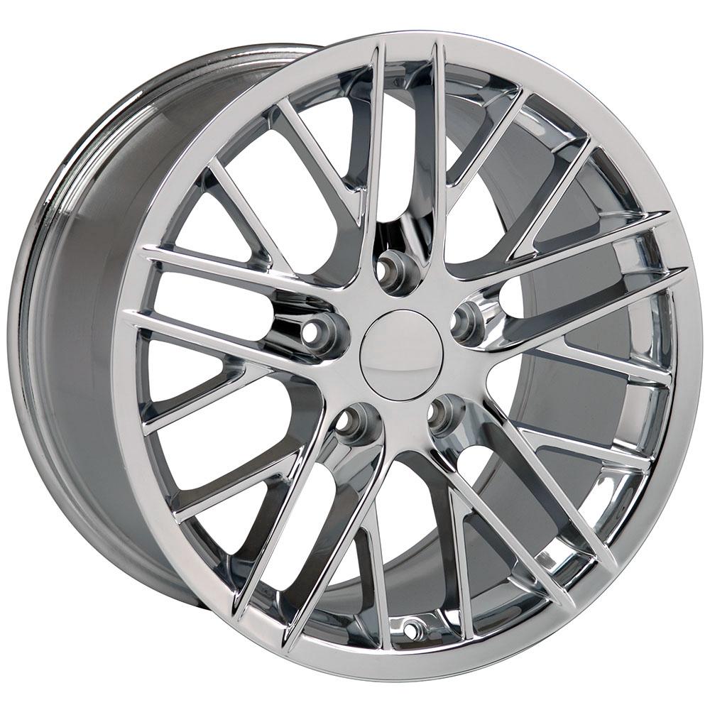 OE Wheels CV08A 17x9.5 5x120.65 54et Chrome Wheel - View 3
