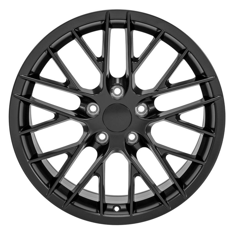 OE Wheels CV08B 18x8.5 5x120.65 56et Satin Black Wheel - View 2
