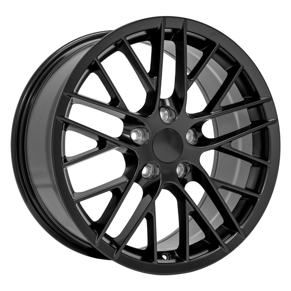 OE Wheels CV08B 18x8.5 5x120.65 56et Satin Black Wheel - View 3