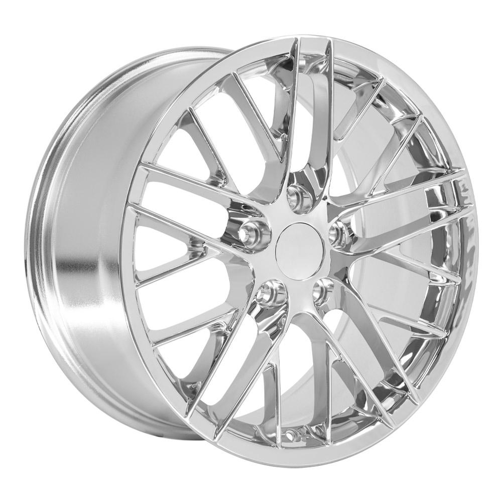 OE Wheels CV08B 18x8.5 5x120.65 56et Chrome Wheel - View 3