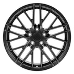 OE Wheels CV08B 19x10 5x120.65 79et Satin Black Wheel - View 2