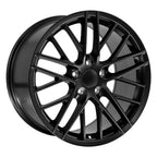 OE Wheels CV08B 19x10 5x120.65 79et Satin Black Wheel - View 3