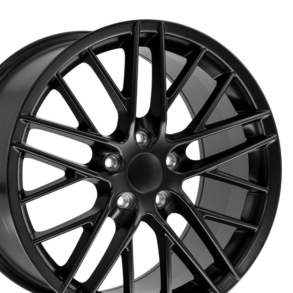 OE Wheels CV08B 19x10 5x120.65 79et Satin Black Wheel