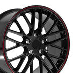OE Wheels CV08B 19x10 5x120.65 79et Gloss Black Redline Wheel