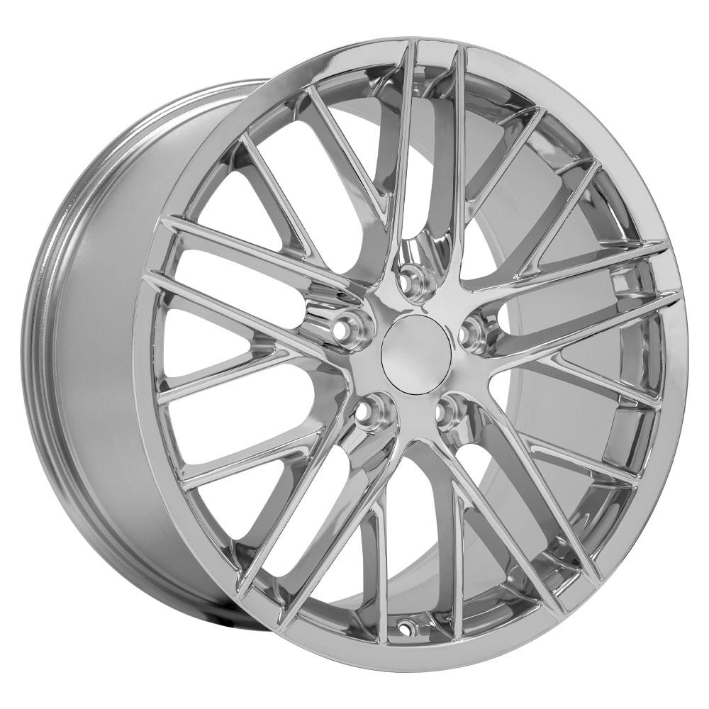 OE Wheels CV08B 19x10 5x120.65 79et Chrome Wheel - View 3