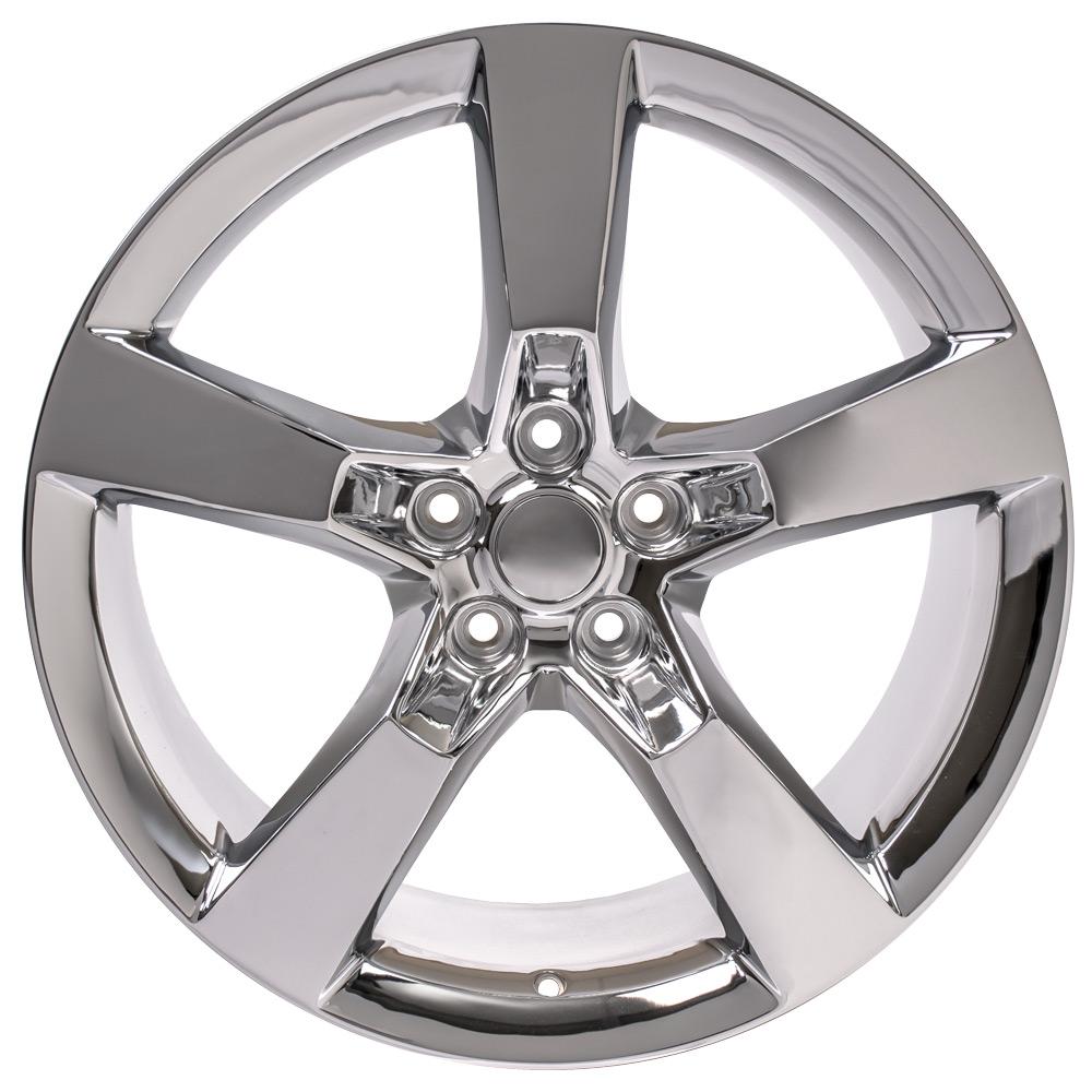 OE Wheels CV11 20x9 5x120 35et Chrome Wheel - View 2