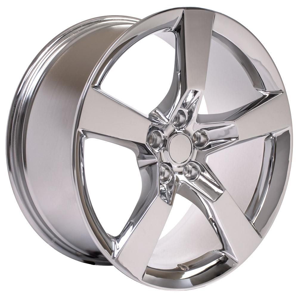 OE Wheels CV11 20x9 5x120 35et Chrome Wheel - View 3