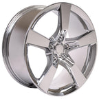 OE Wheels CV11 20x9 5x120 35et Chrome Wheel - View 3