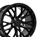 OE Wheels CV22 17x9.5 5x120.65 54et Gloss Black Wheel