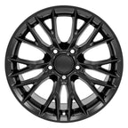 OE Wheels CV22 17x9.5 5x120.65 54et Satin Black Wheel - View 2