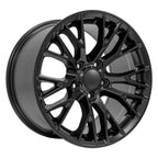 OE Wheels CV22 17x9.5 5x120.65 54et Satin Black Wheel - View 3