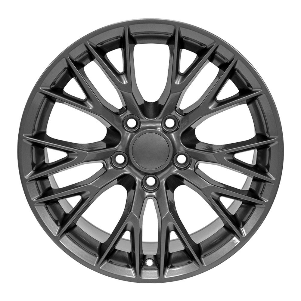OE Wheels CV22 17x9.5 5x120.65 54et Gloss Gunmetal Wheel - View 2