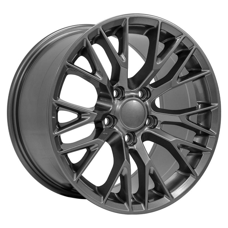 OE Wheels CV22 17x9.5 5x120.65 54et Gloss Gunmetal Wheel - View 3