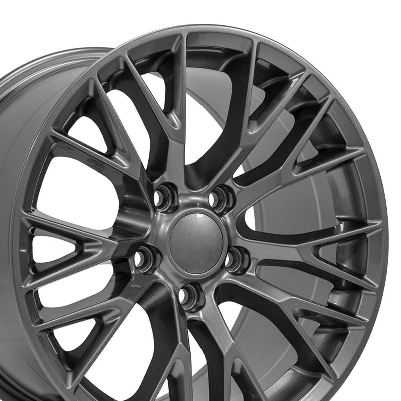OE Wheels CV22 17x9.5 5x120.65 54et Gloss Gunmetal Wheel