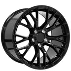 OE Wheels CV22 18x10.5 5x120.65 56et Gloss Black Wheel - View 3